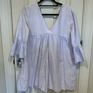 Pale Blue Zara Romper-Dress